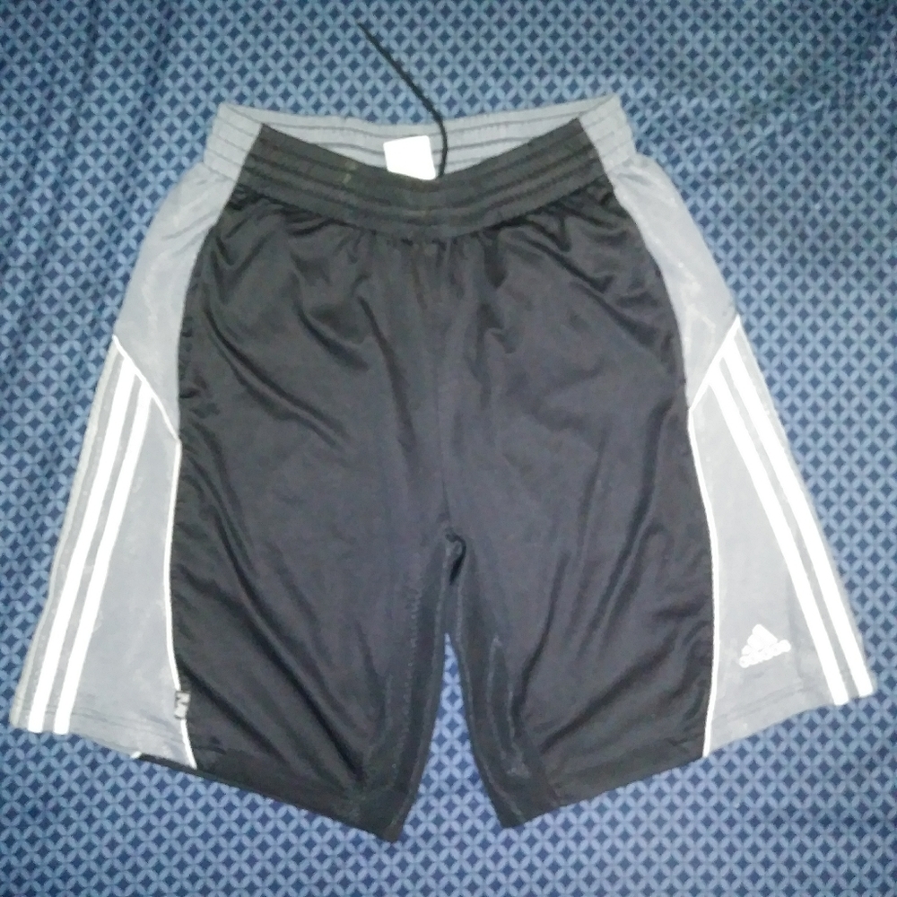 Adidas Small Gray and Black Shorts!
